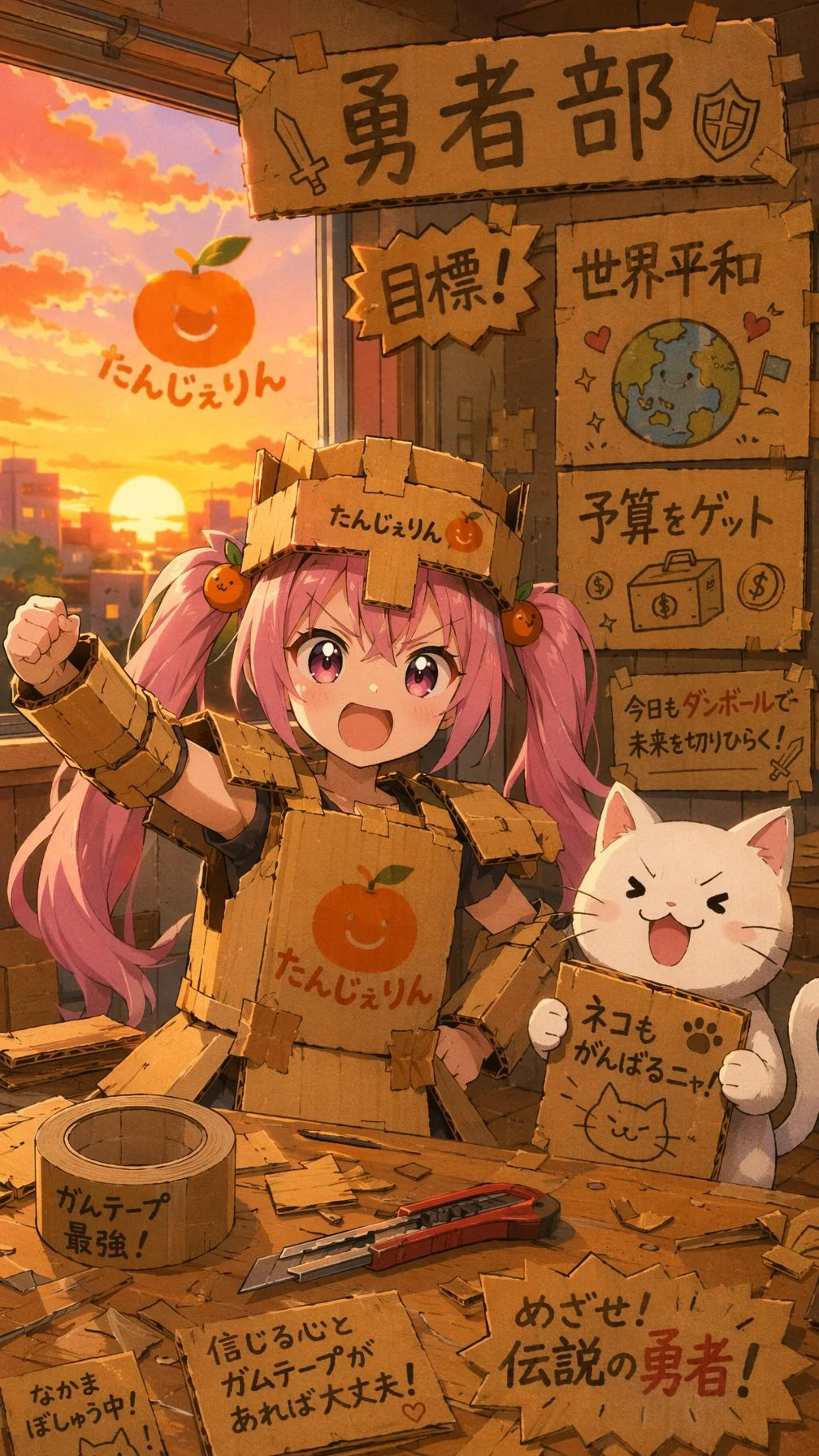 Cardboard adventurers