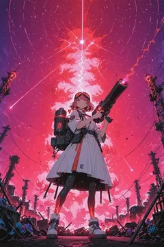 Crimson sky
