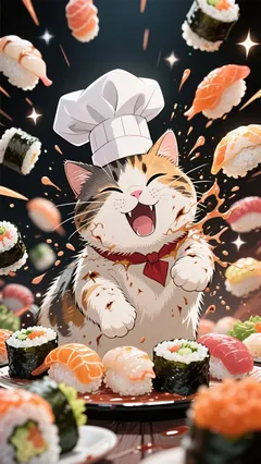 Little sushi chef